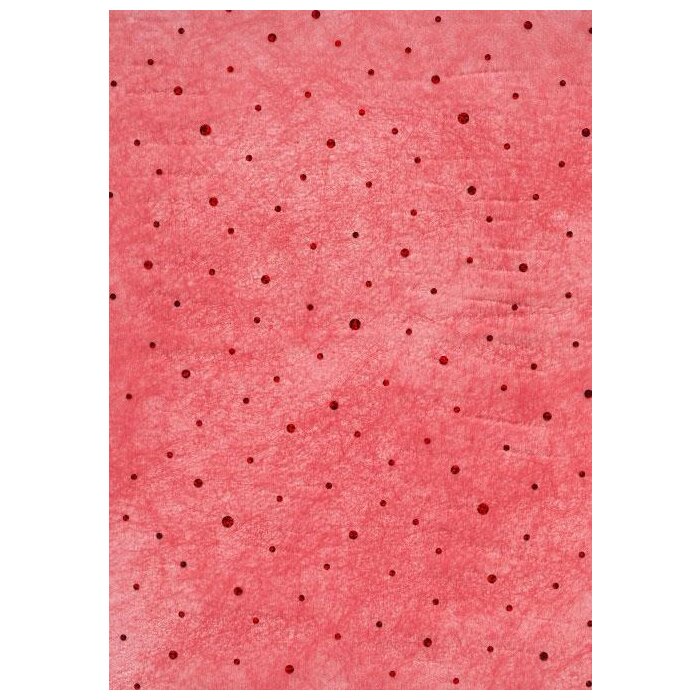 Paper 50x70cm Dots Fleece red