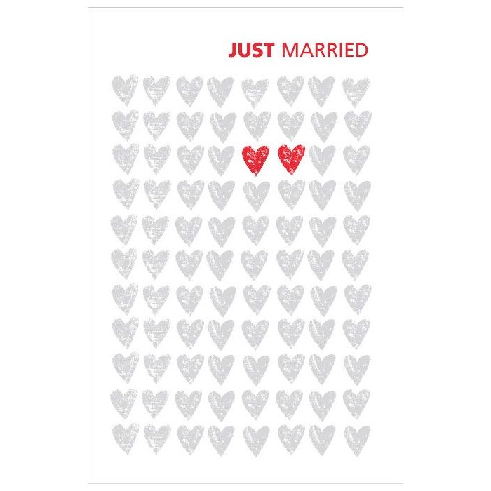 ARTEBENE card Just Married Hearts