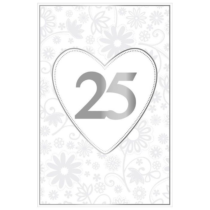 ARTEBENE card silver wedding