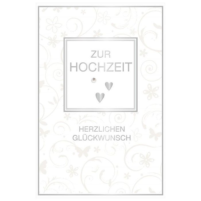 ARTEBENE Card Wedding Zarcillo butterfly