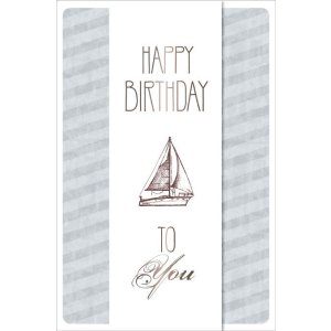 ARTEBENE Card Birthday Sailboat