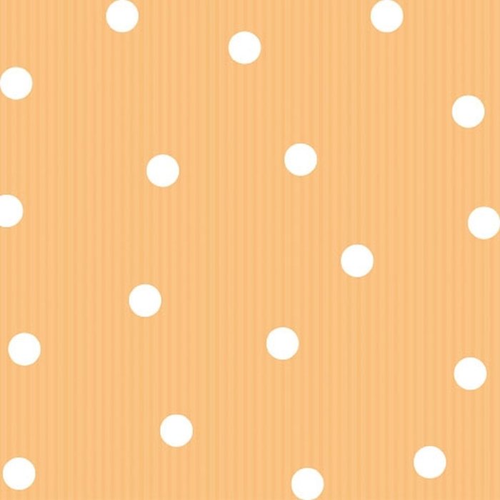 Paper napkins 33x33 cm Dots stripes apricot