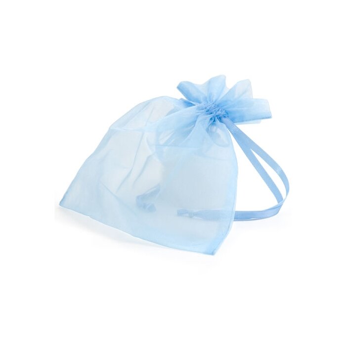 Organza bag 17x21 cm bleu