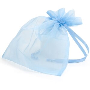 Organza bag 17x21 cm bleu