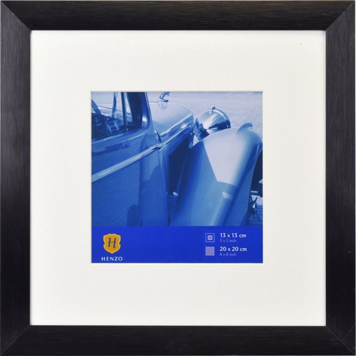 Luzern aluminium frame 20x20 cm black