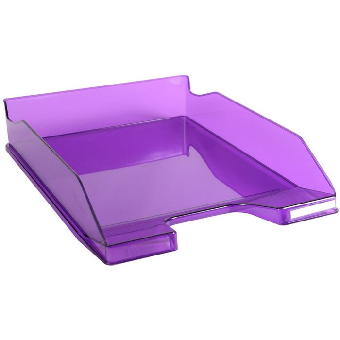 purple transparent glossy