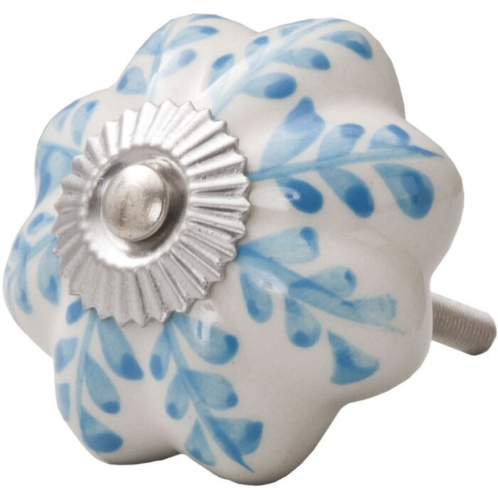 Sprig lightblue white (62272)