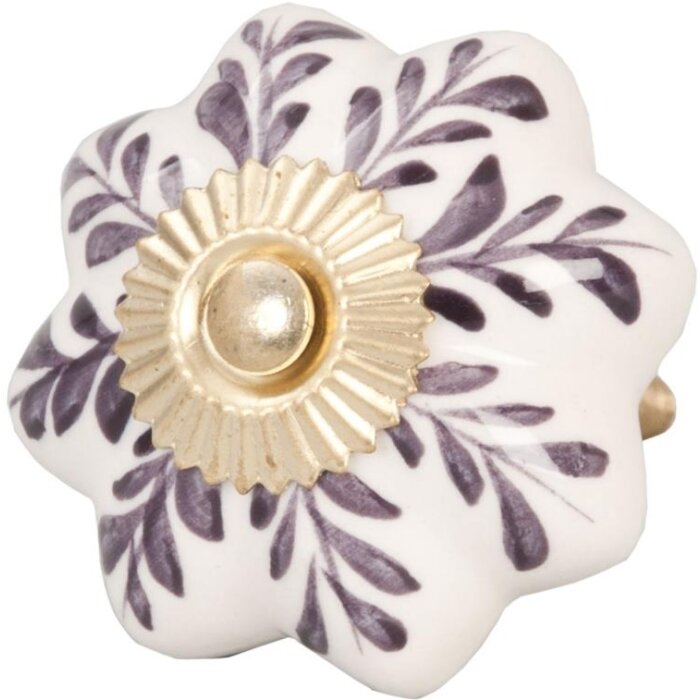 Sprig purple white (61894)